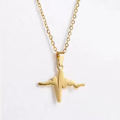 Ryth Beat Minimal Pendant Set – Luxury Non-Tarnish, Waterproof 18K PVD Gold Plated Stainless Steel