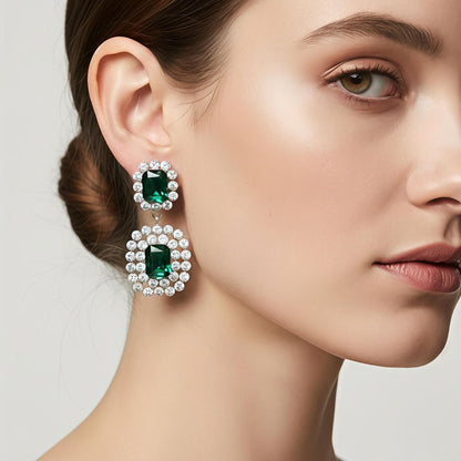 Emerald Glow Earrings