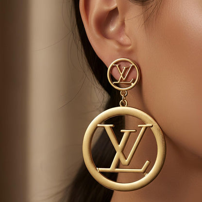 Brand Inspired Stainless Steel Earrings for Women | Luxury Fashion Jewelry