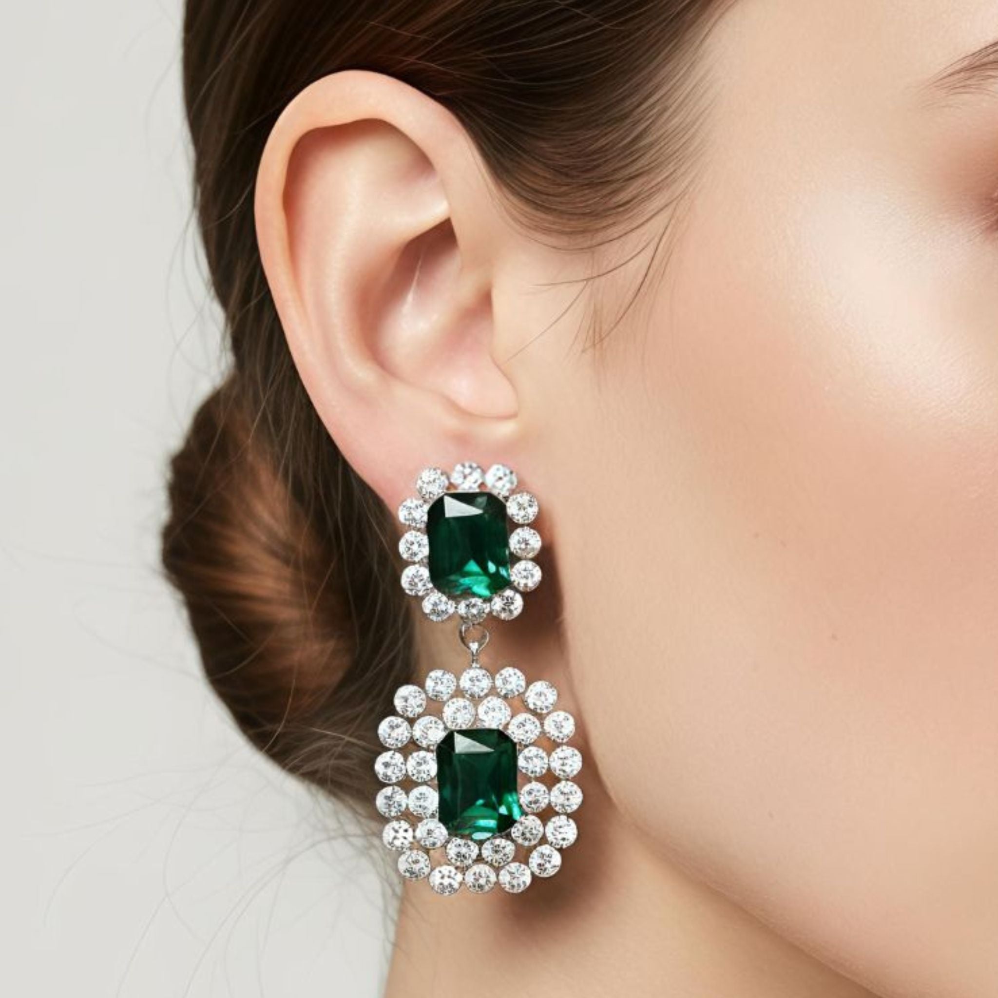 Emerald Glow Earrings