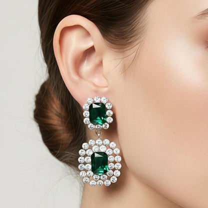Emerald Glow Earrings
