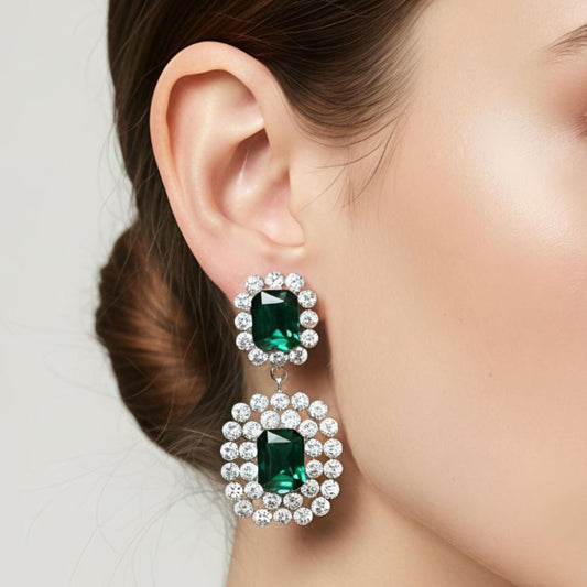 Emerald Glow Earrings