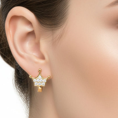 Princess Hoop Earrings