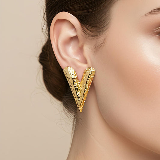 Heart Cone Earrings