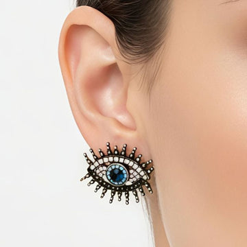 Antique Evil Eye Earrings