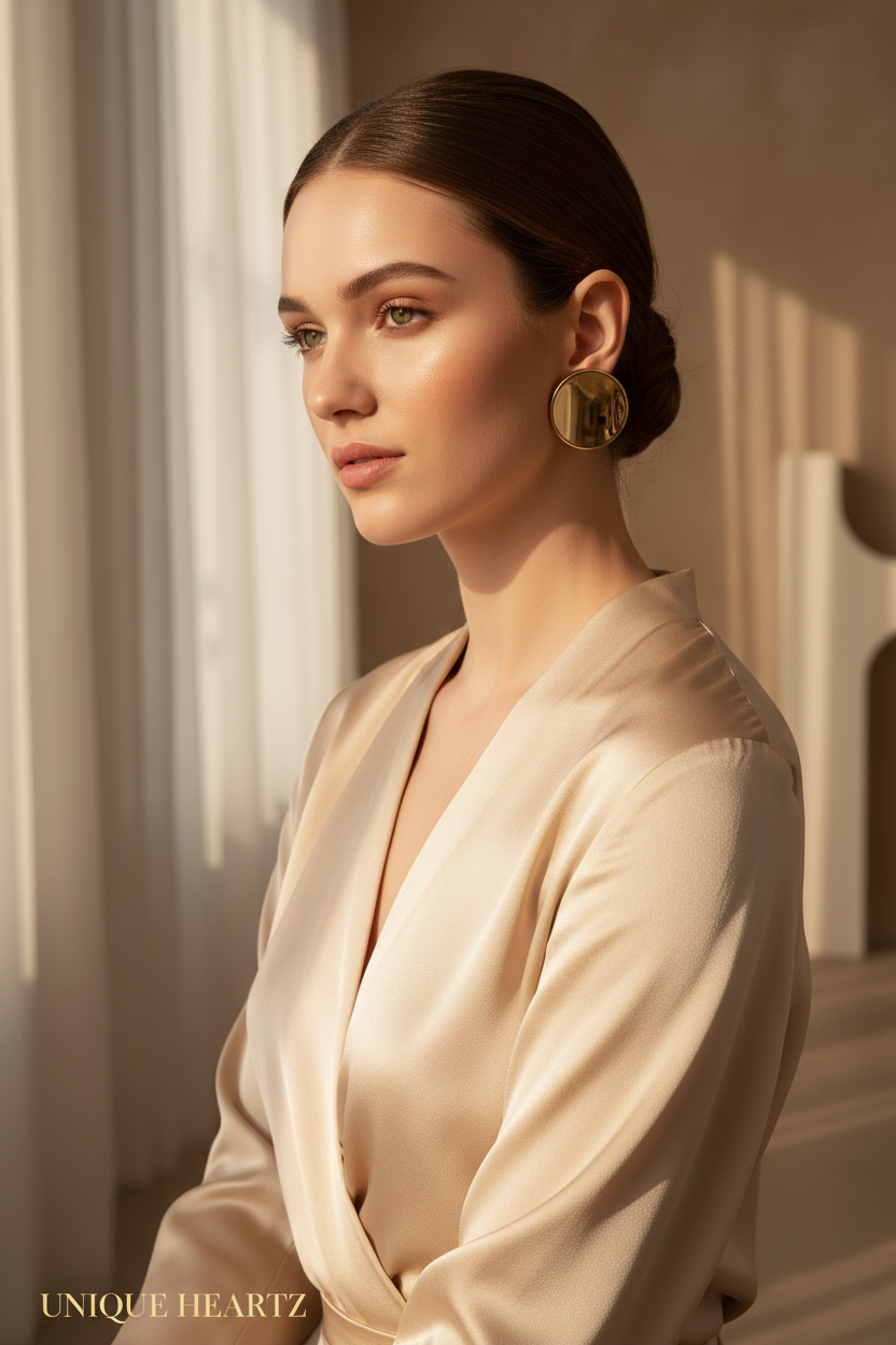 Round Reel Earrings