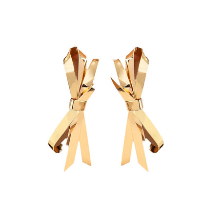 Golden Bow-Tique - 14K Gold Plated Elegance with a Playful Twist