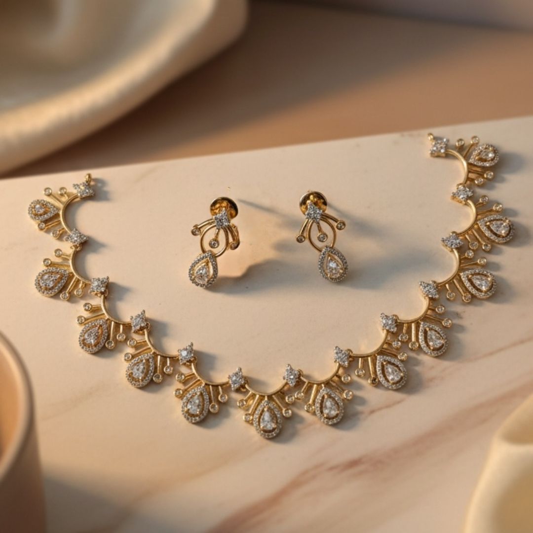 The Regal Necklace Set- The Regal – A Touch of Royal Elegance