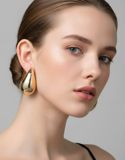 💧Stainless Steel - Water Drop Earrings - Big Water Drop Dangle Earrings for Women