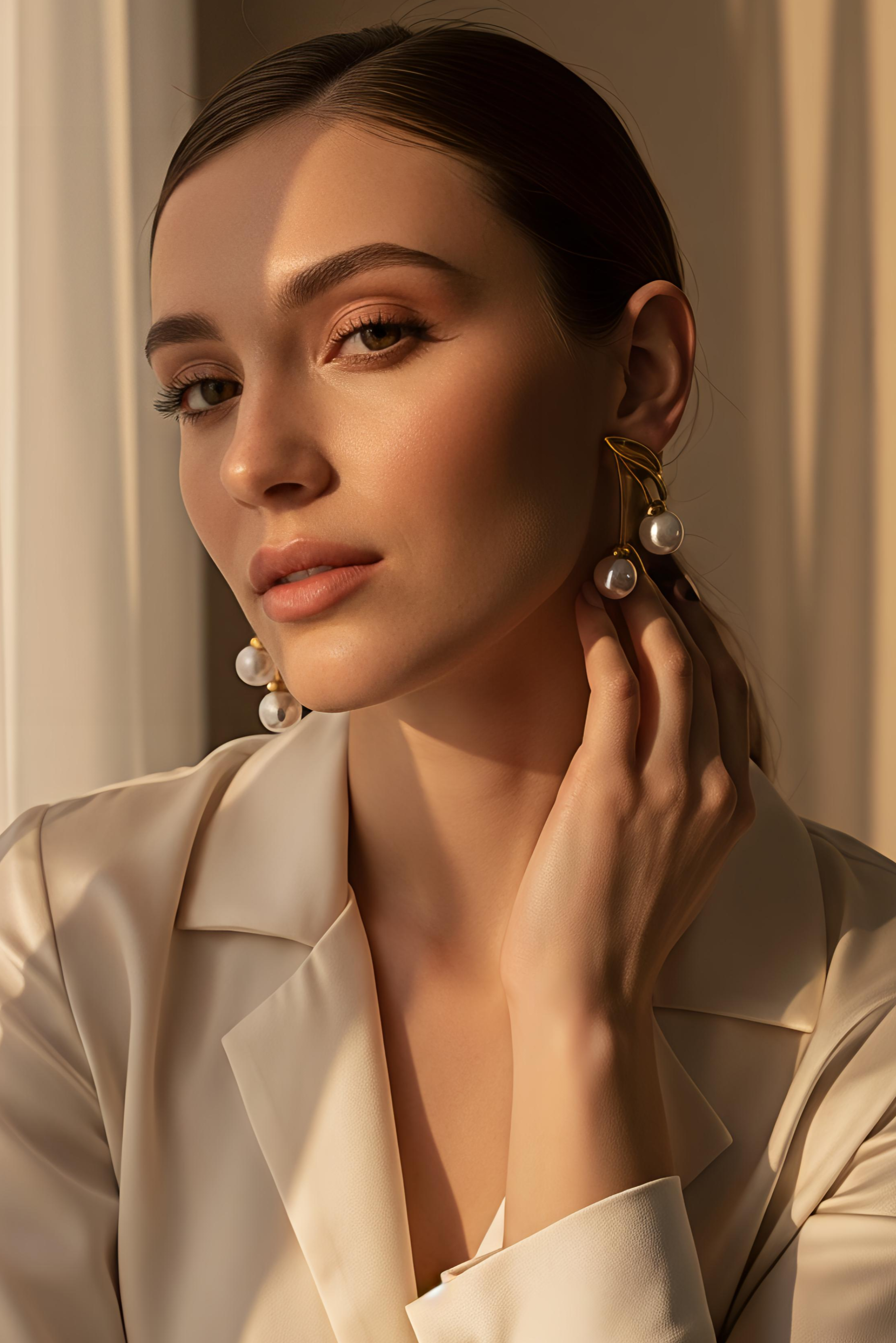 Mizo Pearl Earrings