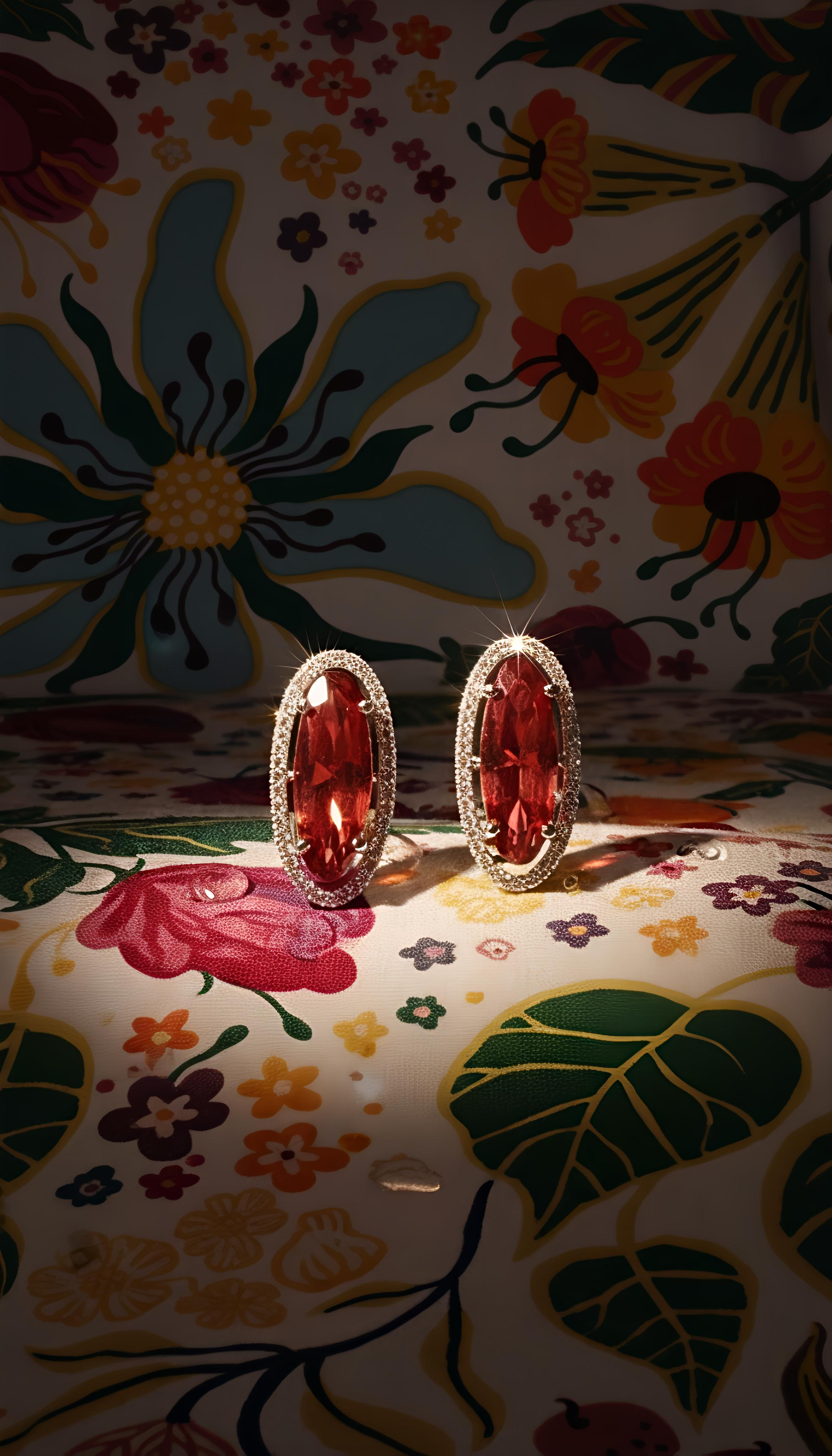 ❤️Red Oval Minimal Studs