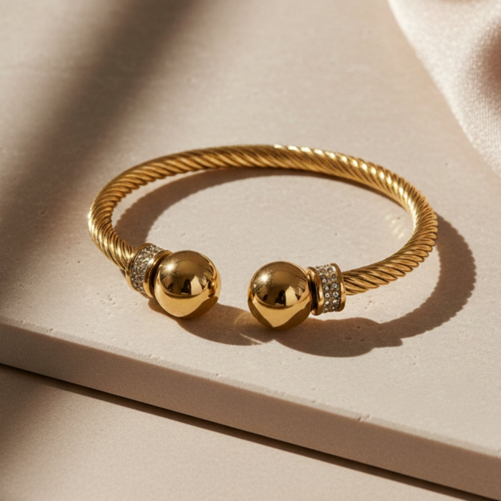 Stainless Steel - Anti-Tarnish Bangle - Every Day Wear