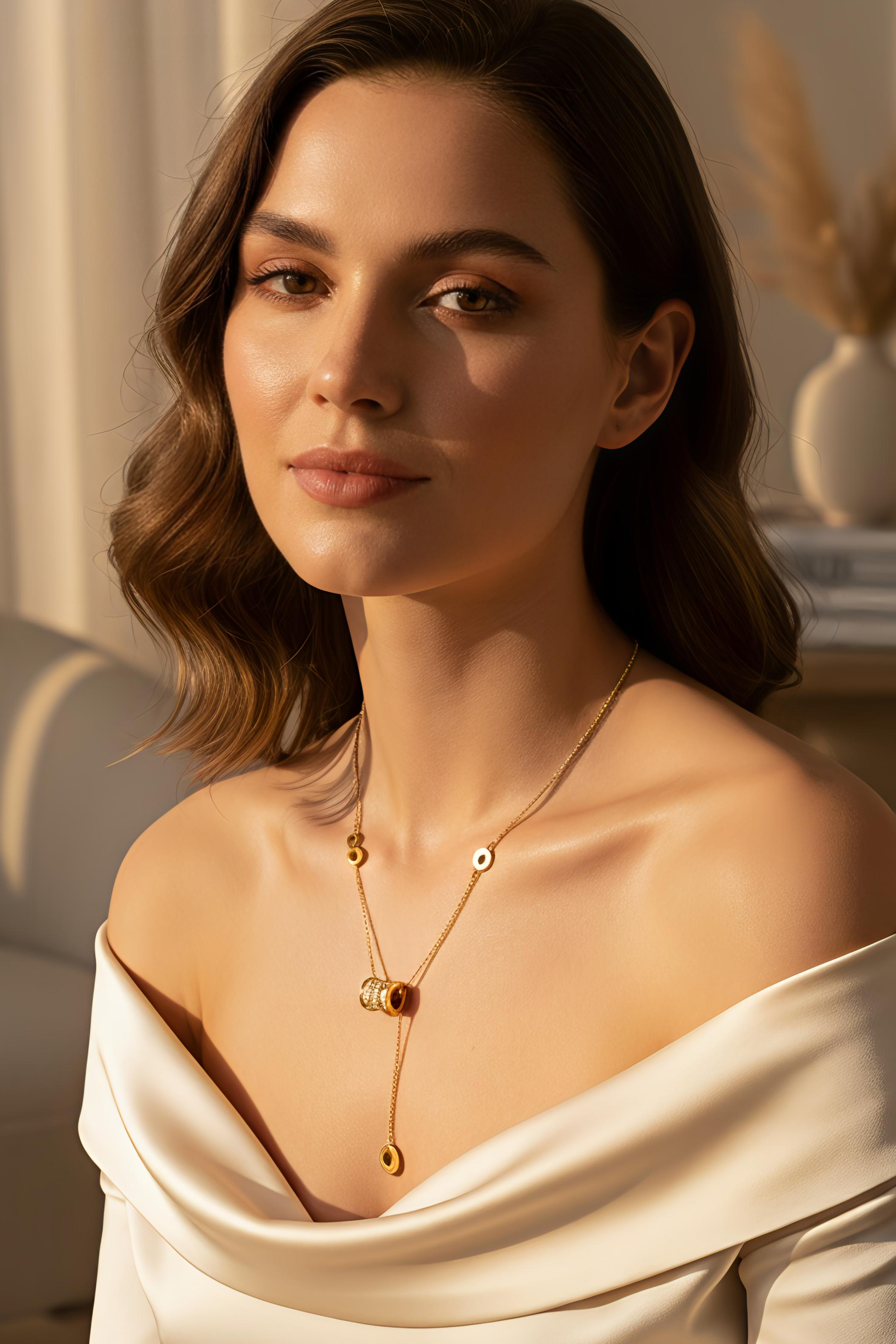 The Roman Figure Necklace