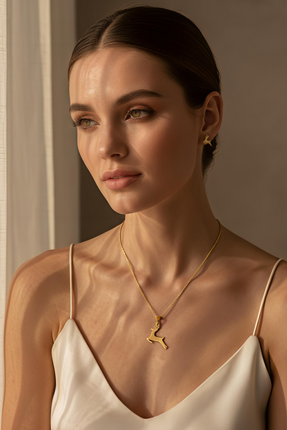 Rain Deer Necklace
