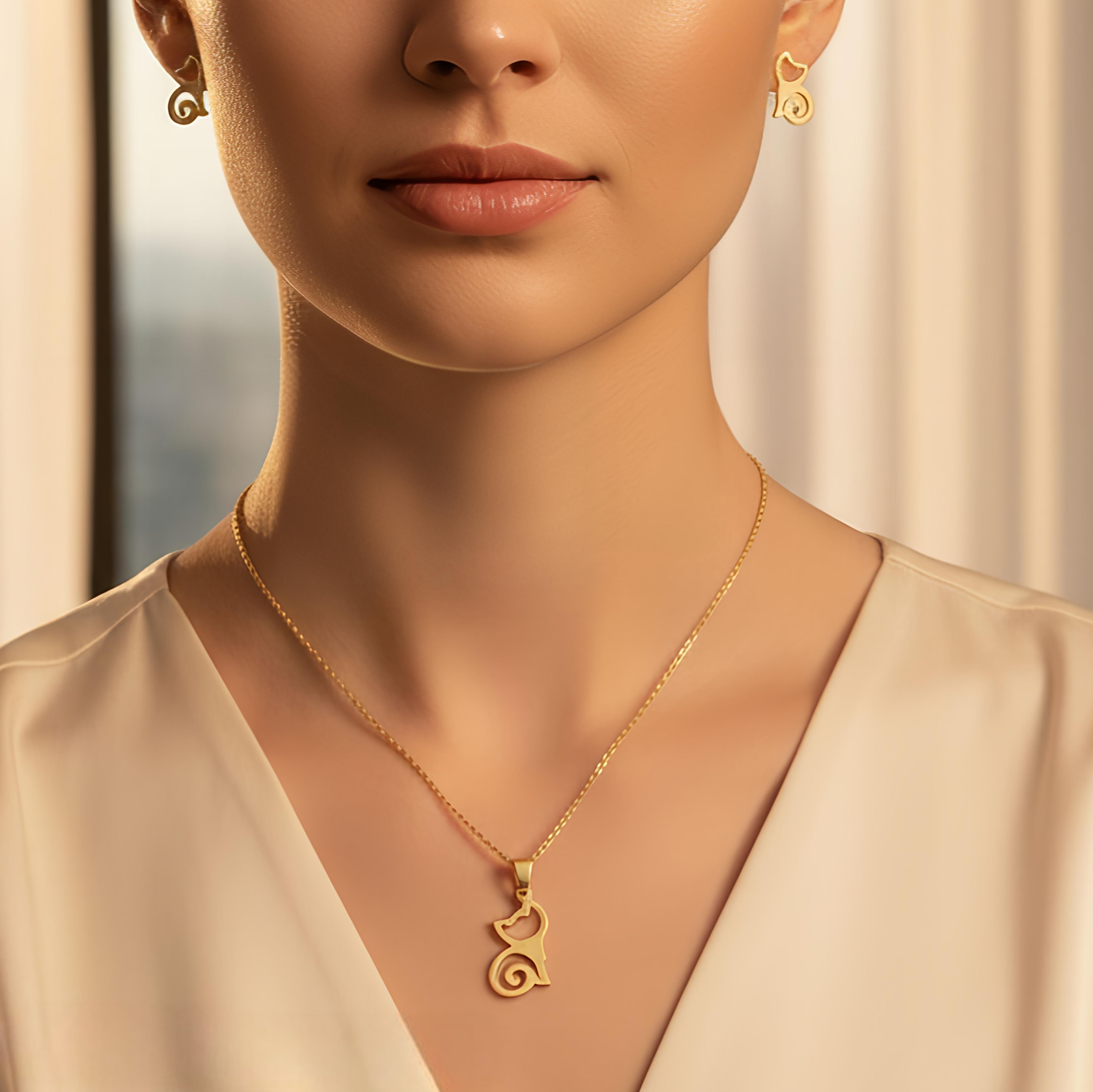 Katty Kat Necklace Set
