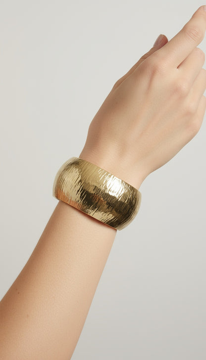 Oval Clamp Stainless-Steel Cuff – Unusual, Trendy, and Distinct