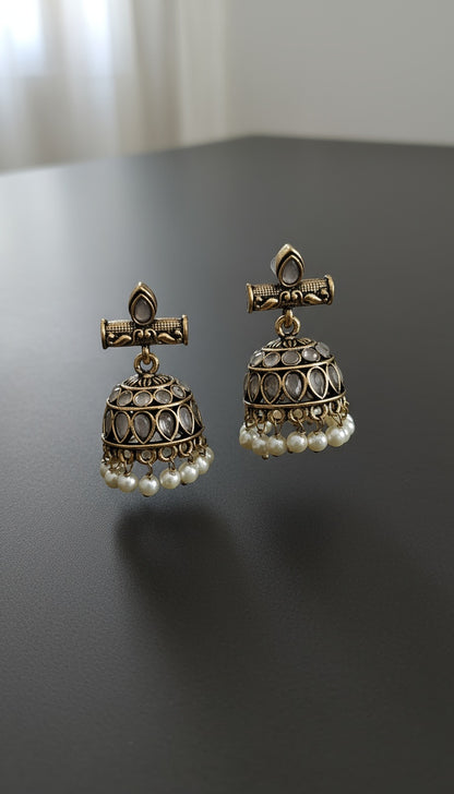 Traditional Medium Jhumki Earrings – For the True Jhumki Lovers