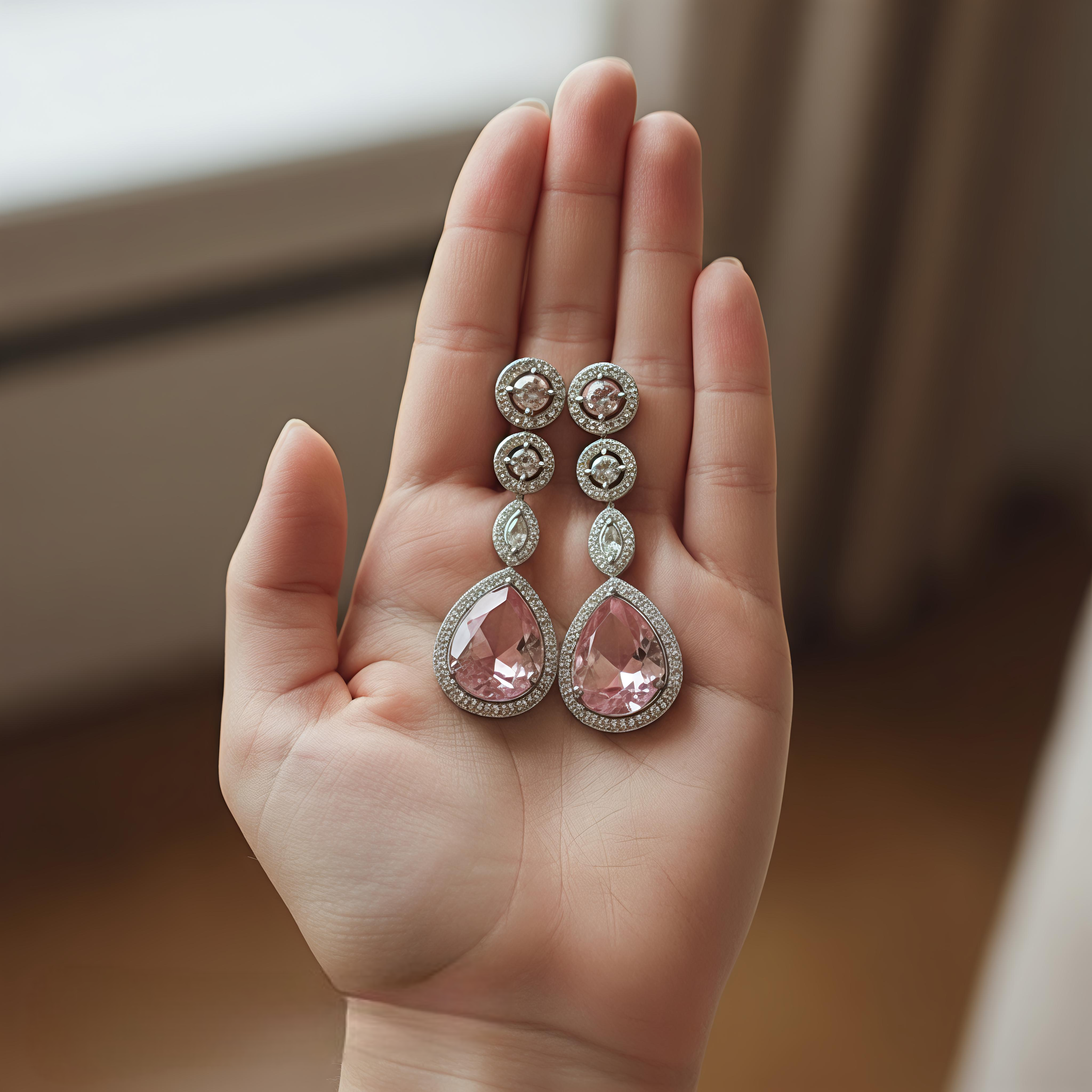 Blush Danglers
