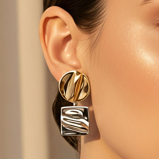 Dual Dangle Earrings
