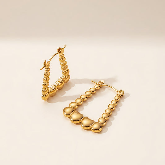 Nipa Hoop Earrings