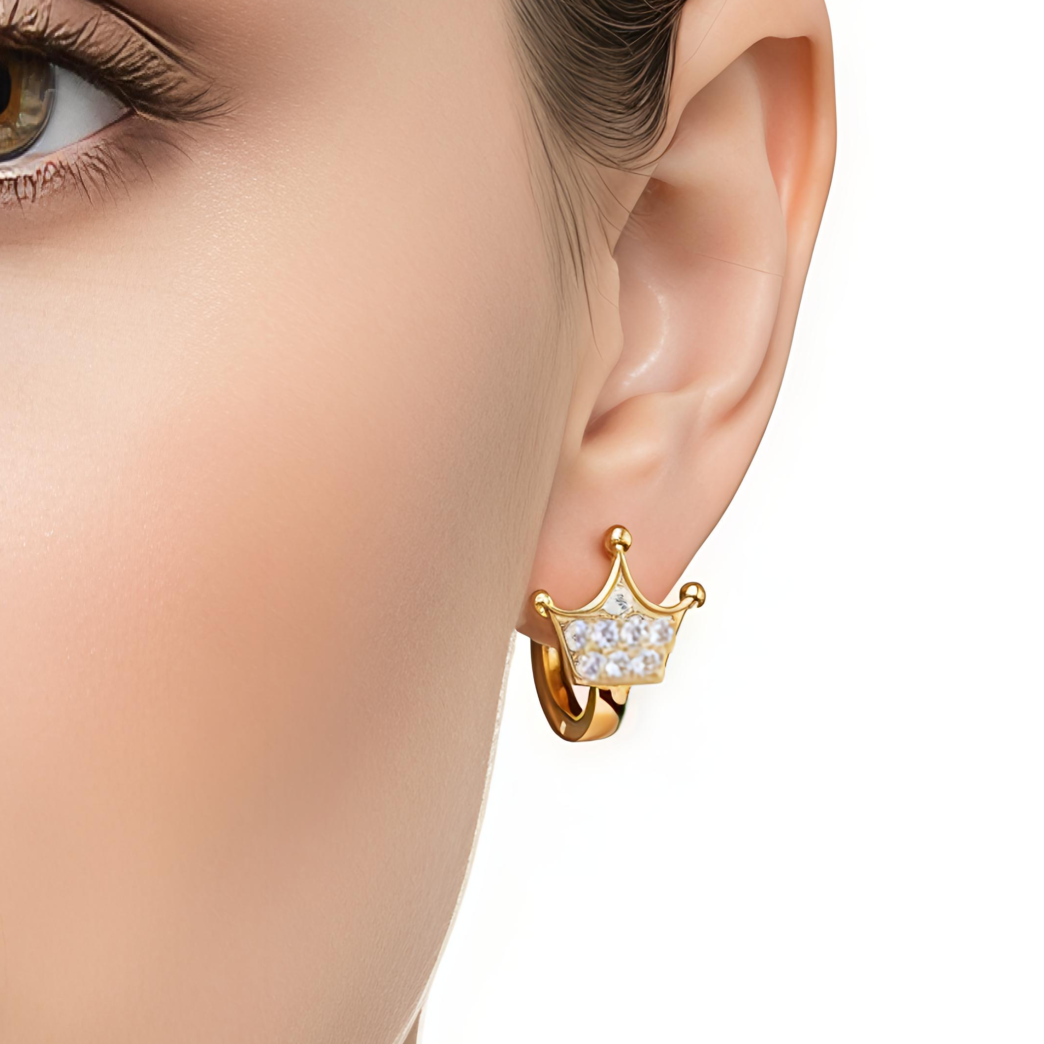 Princess Hoop Earrings