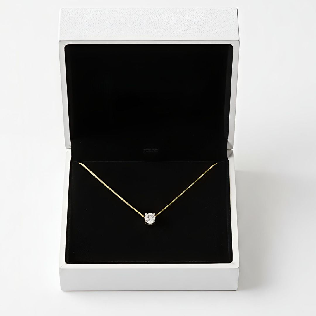 Axis Single Stone Necklace