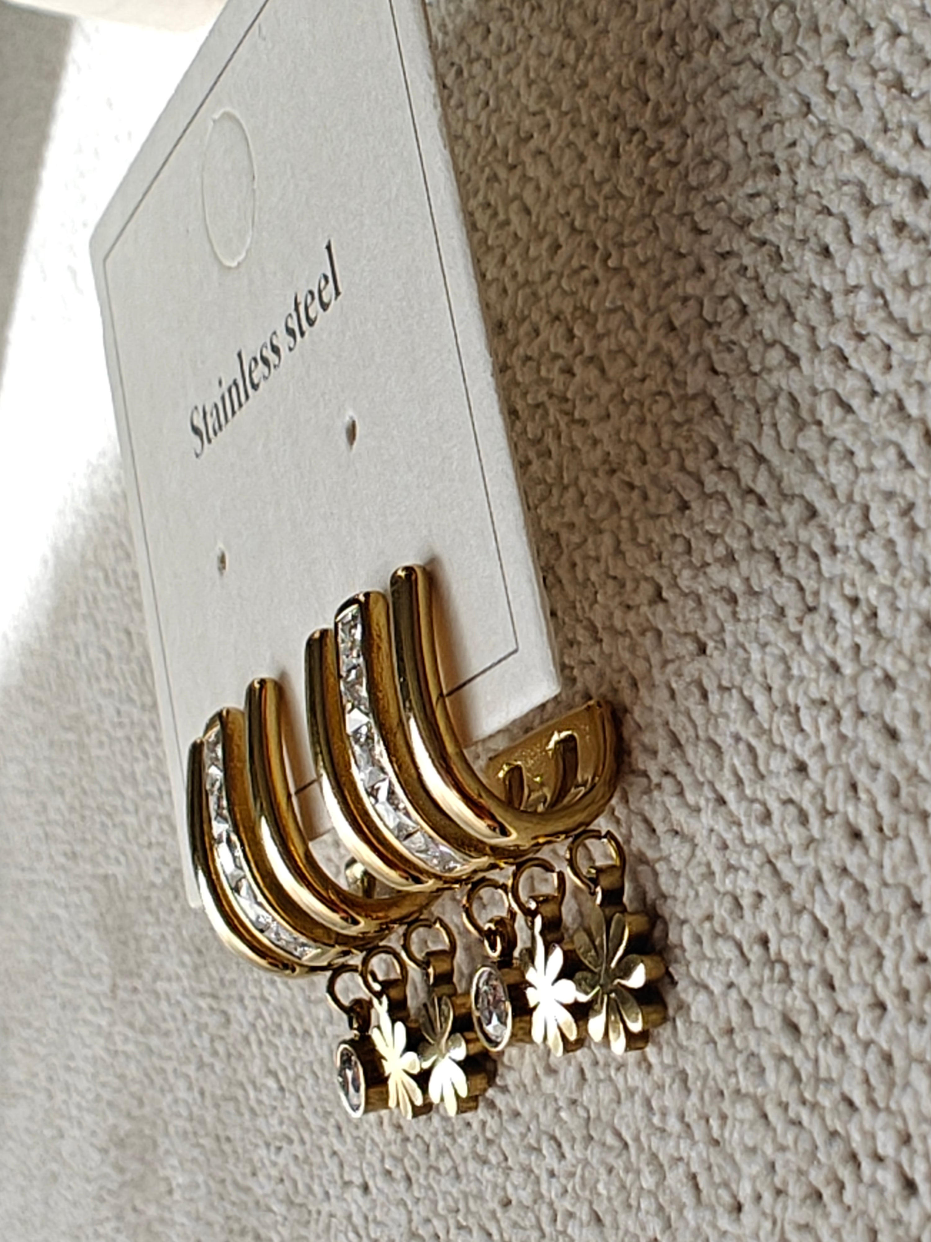 Shimmer Hoop Earrings