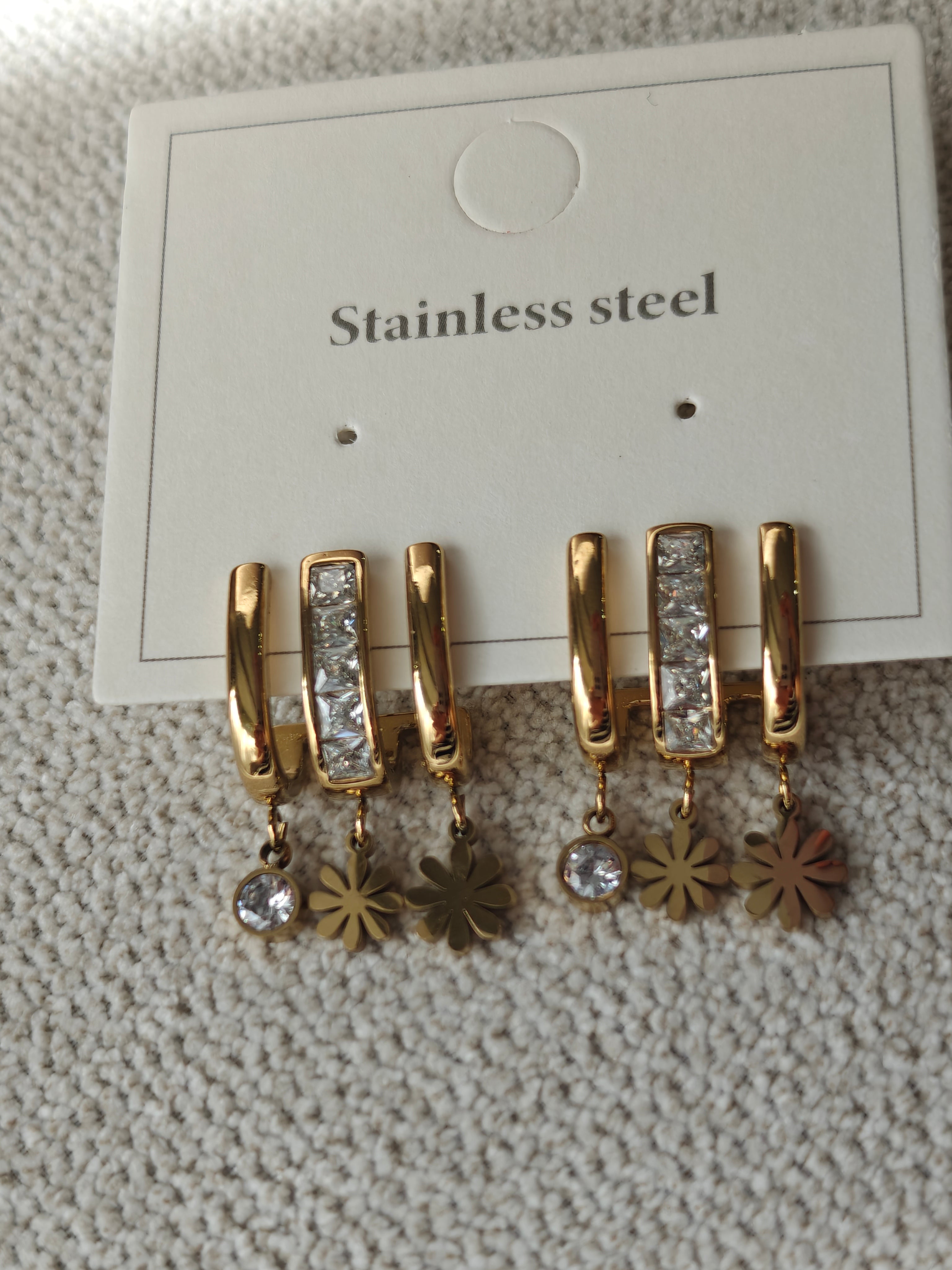 Shimmer Hoop Earrings