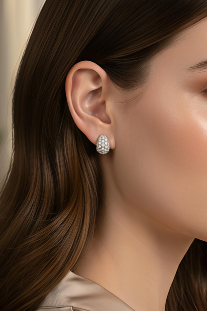 Work Hoop Earrings