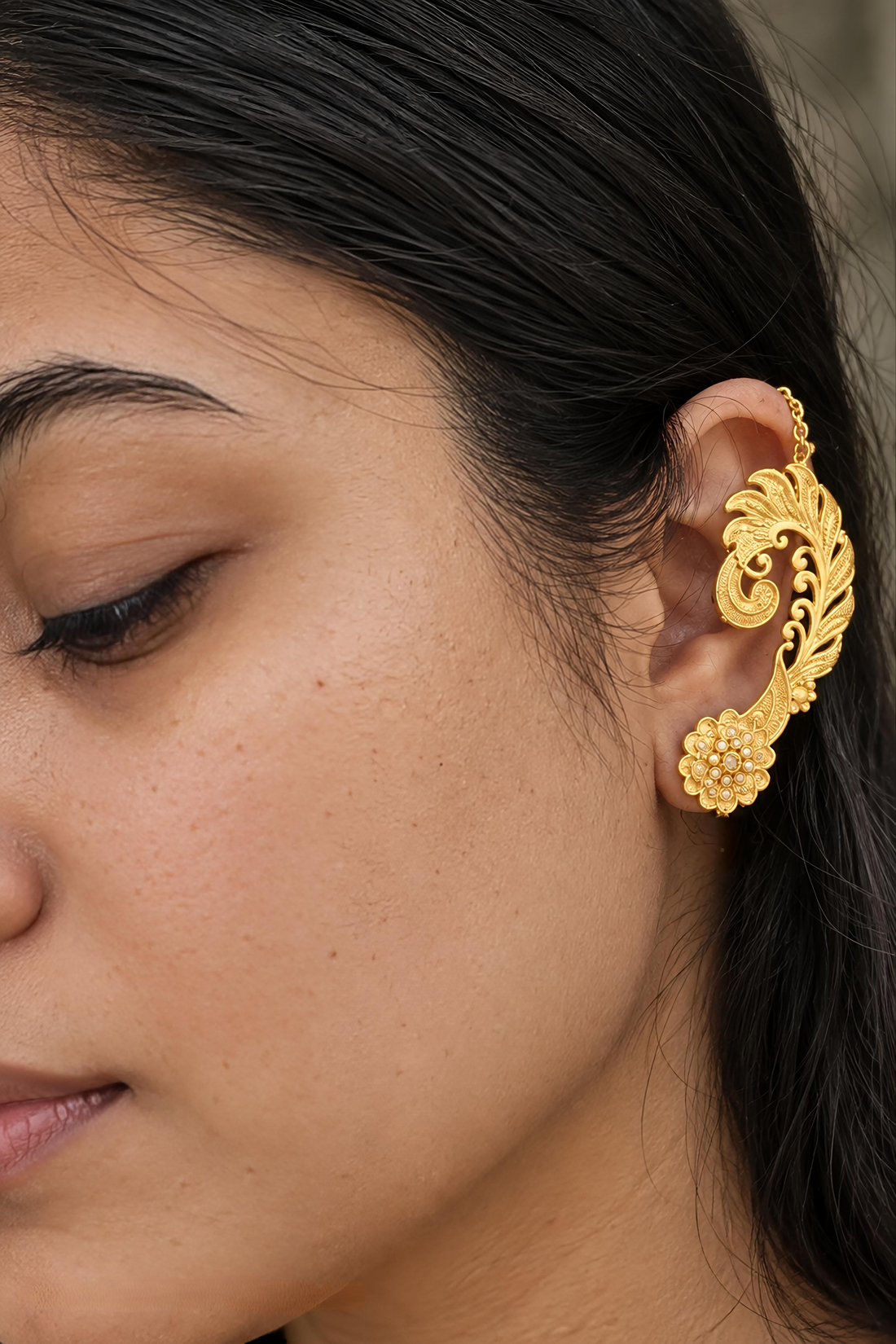 Aaradhya Earring with Support