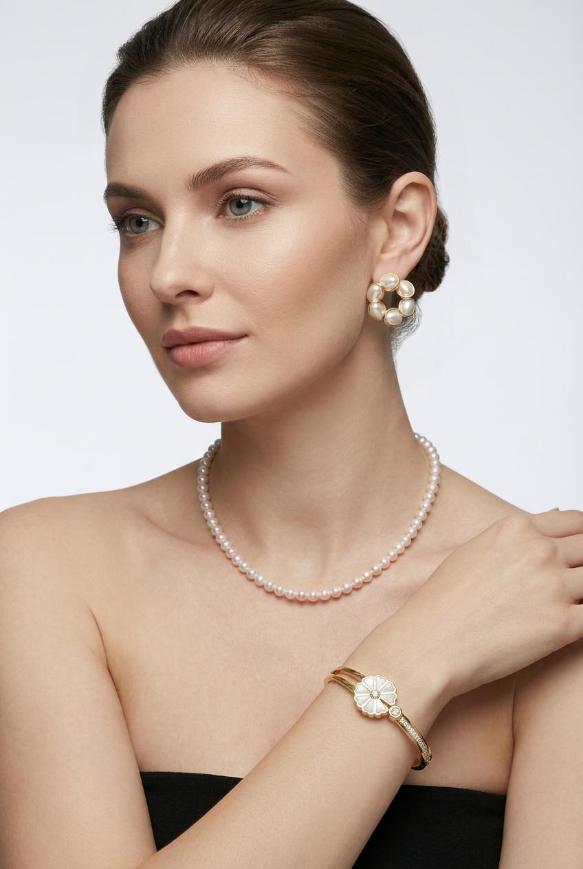 Pearl Necklace Set