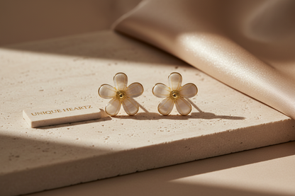 Gold-Plated Enamel Earrings Set of 3 | Stainless Steel Trendy Combo | Anniversary Special Jewelry Set