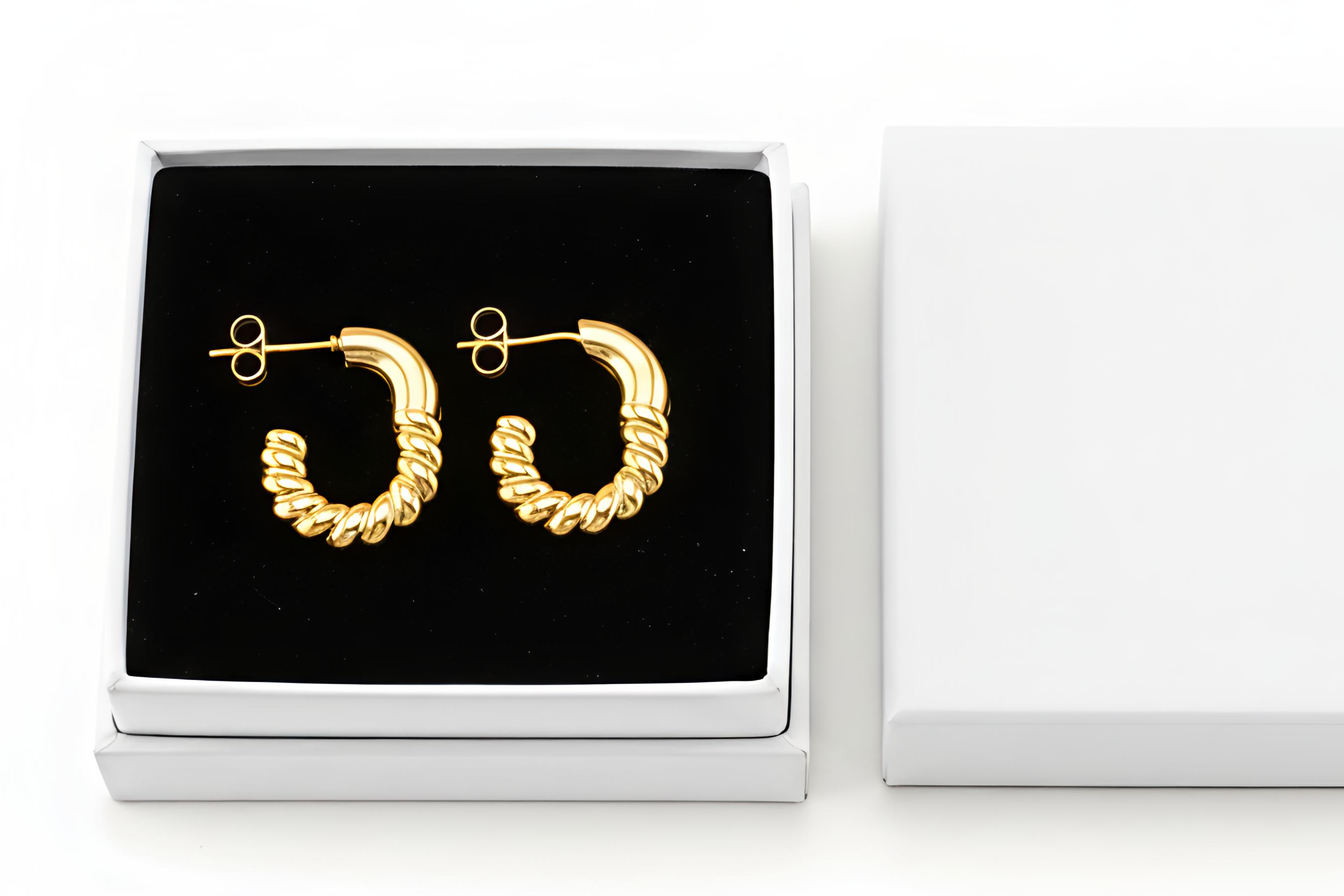 Spiral Hoop Earrings