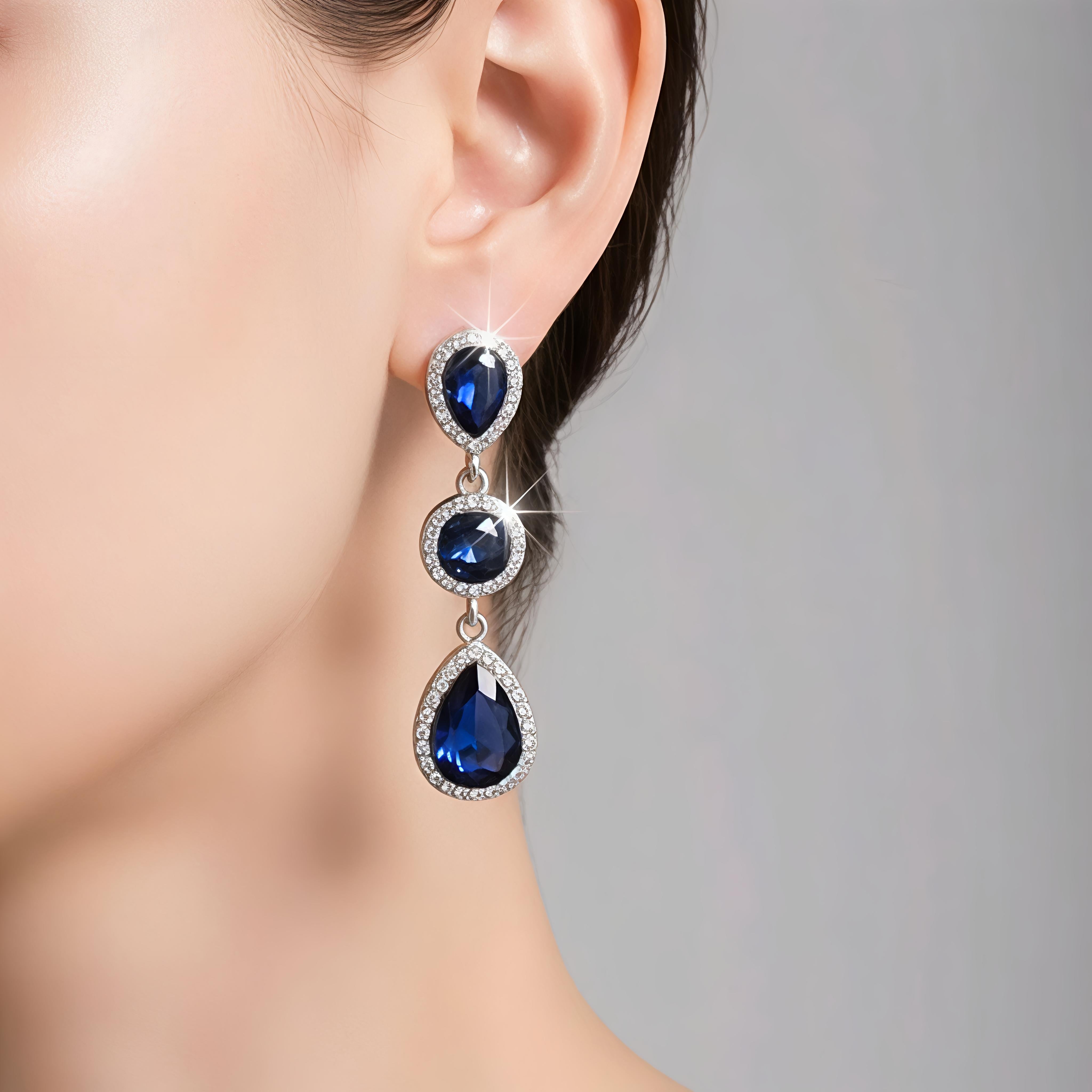 ✨Blue Earrings For That Elegant Look