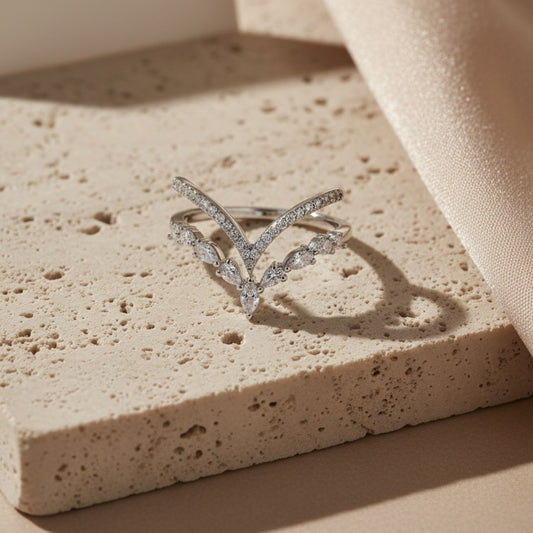 Silver Crown Ring