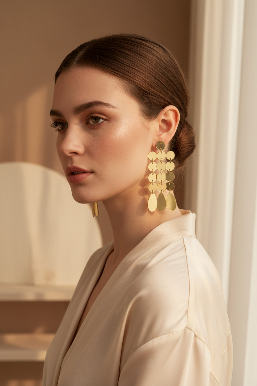 Golden Circle Earrings