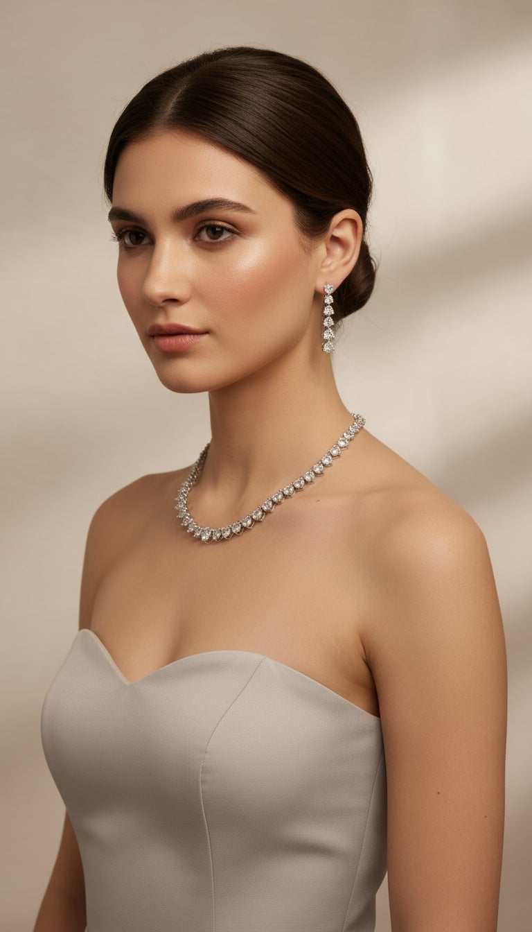 The Silver Glow – Elegance in Every Sparkle