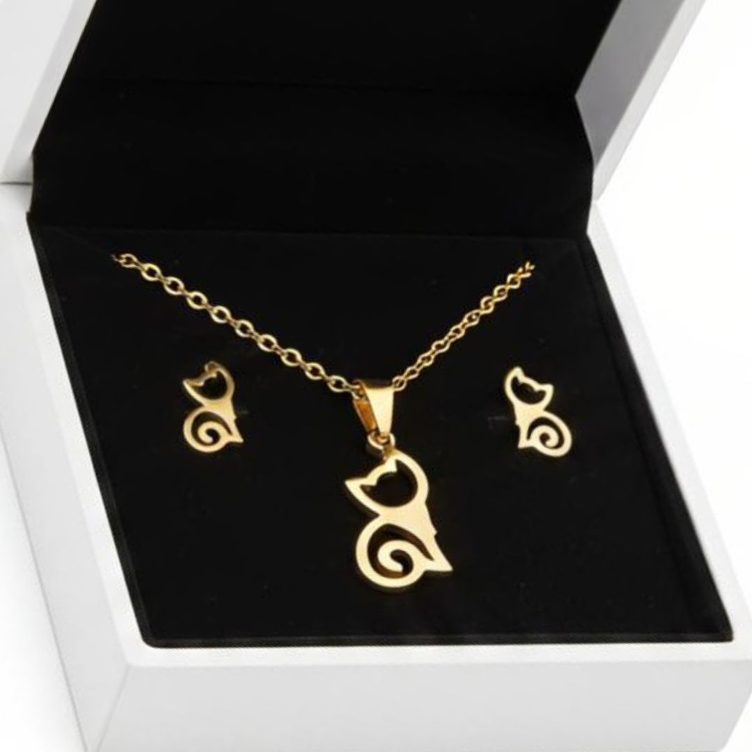 Katty Kat Necklace Set