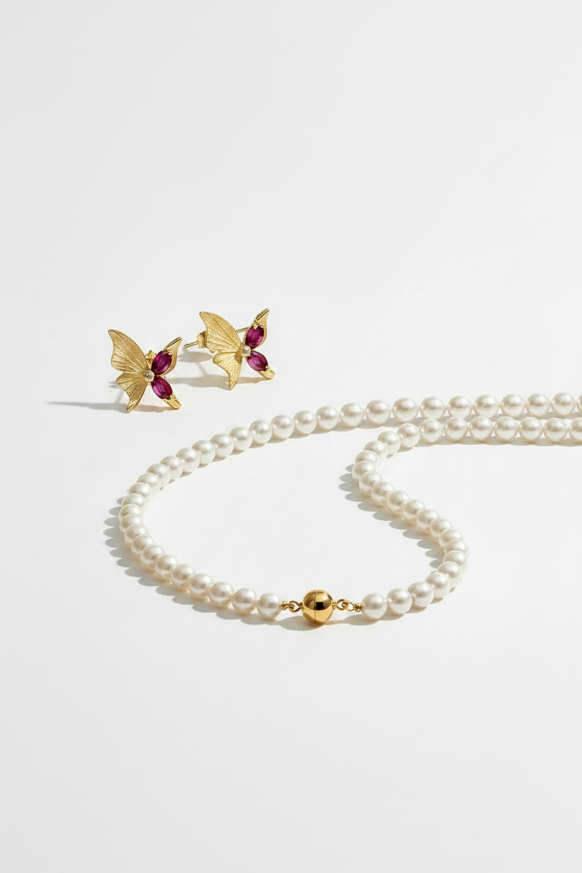 Elsiya Pearl Set
