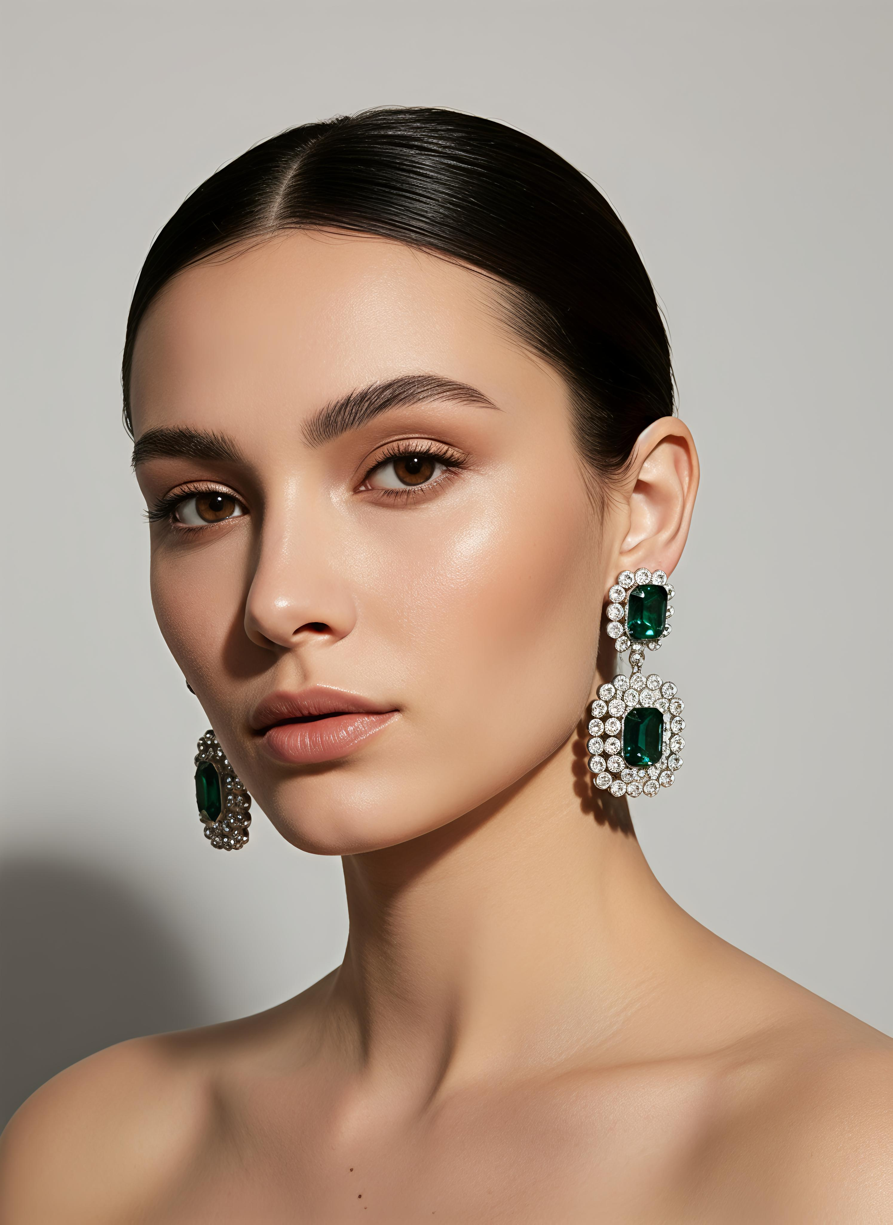 Emerald Glow Earrings