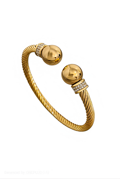 Stainless Steel - Anti-Tarnish Bangle - Every Day Wear