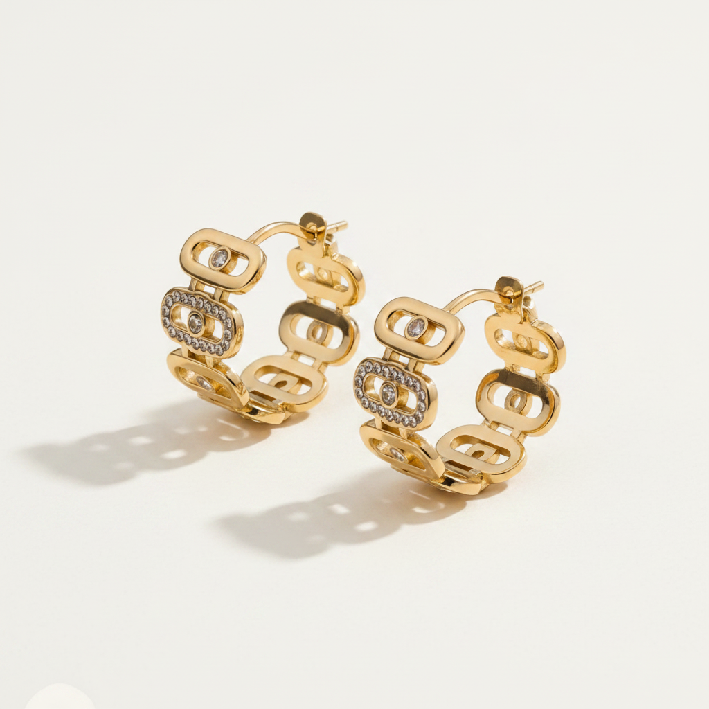 Hoola Hoop Earring