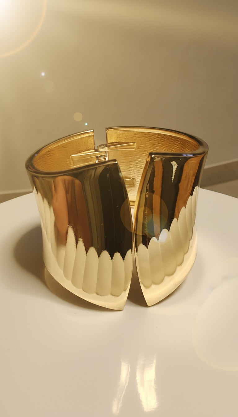 Luxury Plated Stainless-Steel Cuffs – Sophistication Defined