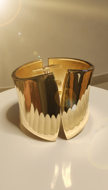 Luxury Plated Stainless-Steel Cuffs – Sophistication Defined