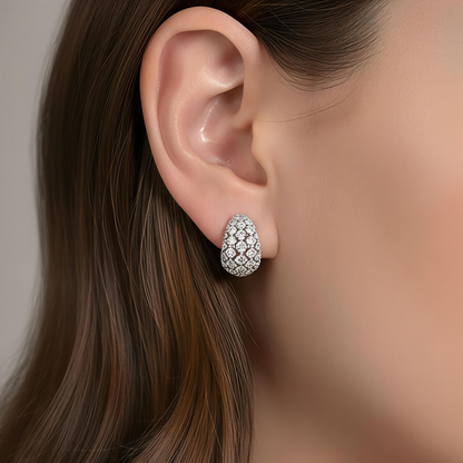 Work Hoop Earrings