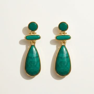 Emerald Drop Earrings