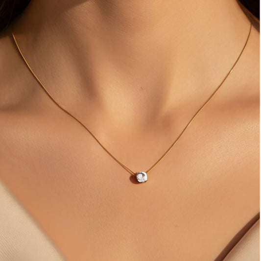 Axis Single Stone Necklace