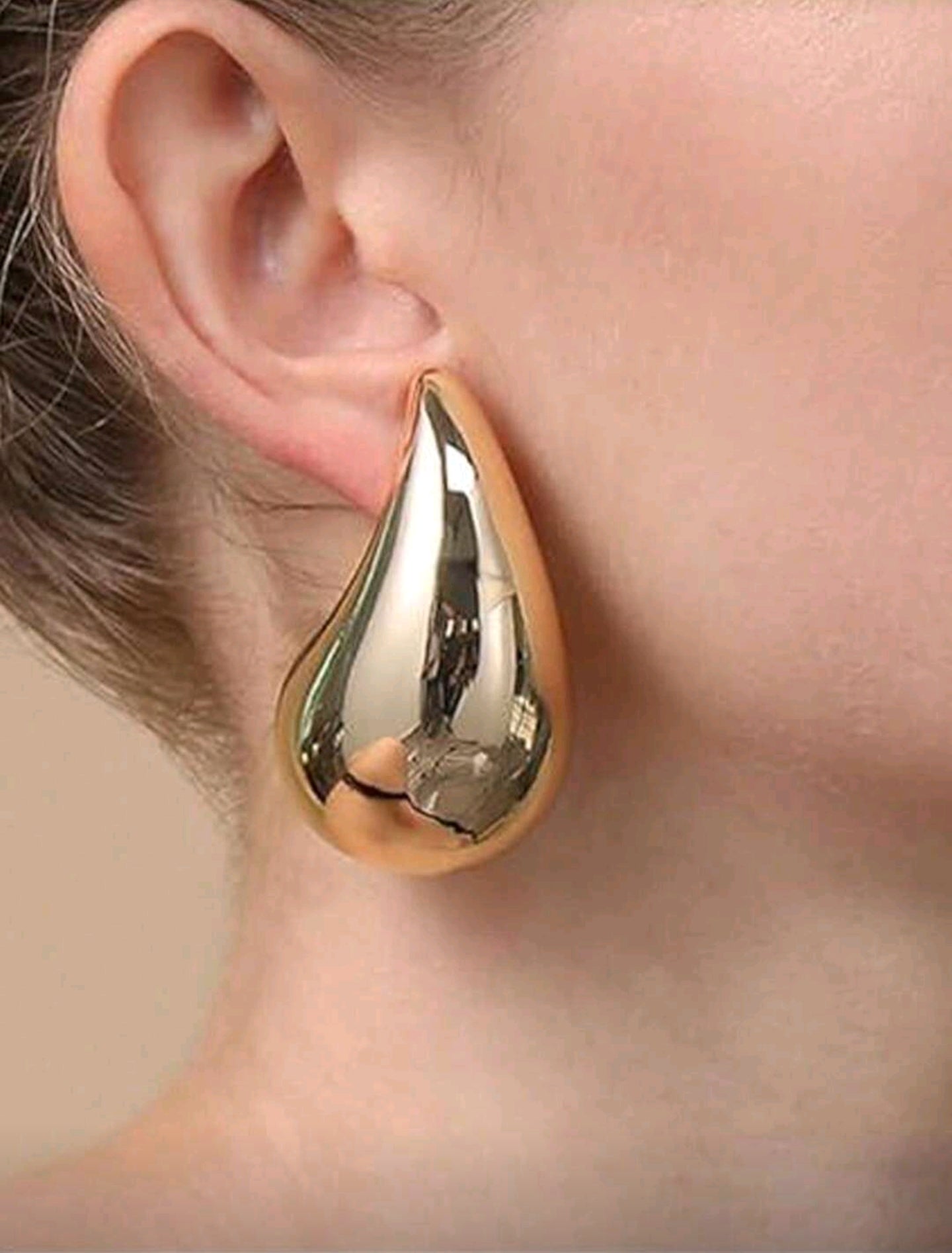 💧Stainless Steel - Water Drop Earrings - Big Water Drop Dangle Earrings for Women