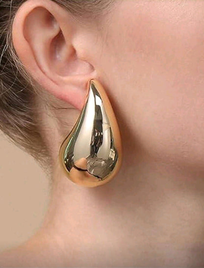 💧Stainless Steel - Water Drop Earrings - Big Water Drop Dangle Earrings for Women