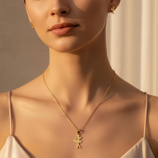 Angel Twin Necklace Set